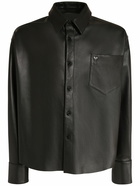 AMI PARIS - Adc Leather Overshirt