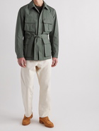 A Kind Of Guise - Tamales Belted Cotton-Ripstop Jacket - Green