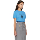 Acne Studios Blue Graphic Jersey T-shirt