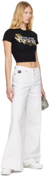 Versace Jeans Couture White Court 88 Sneakers