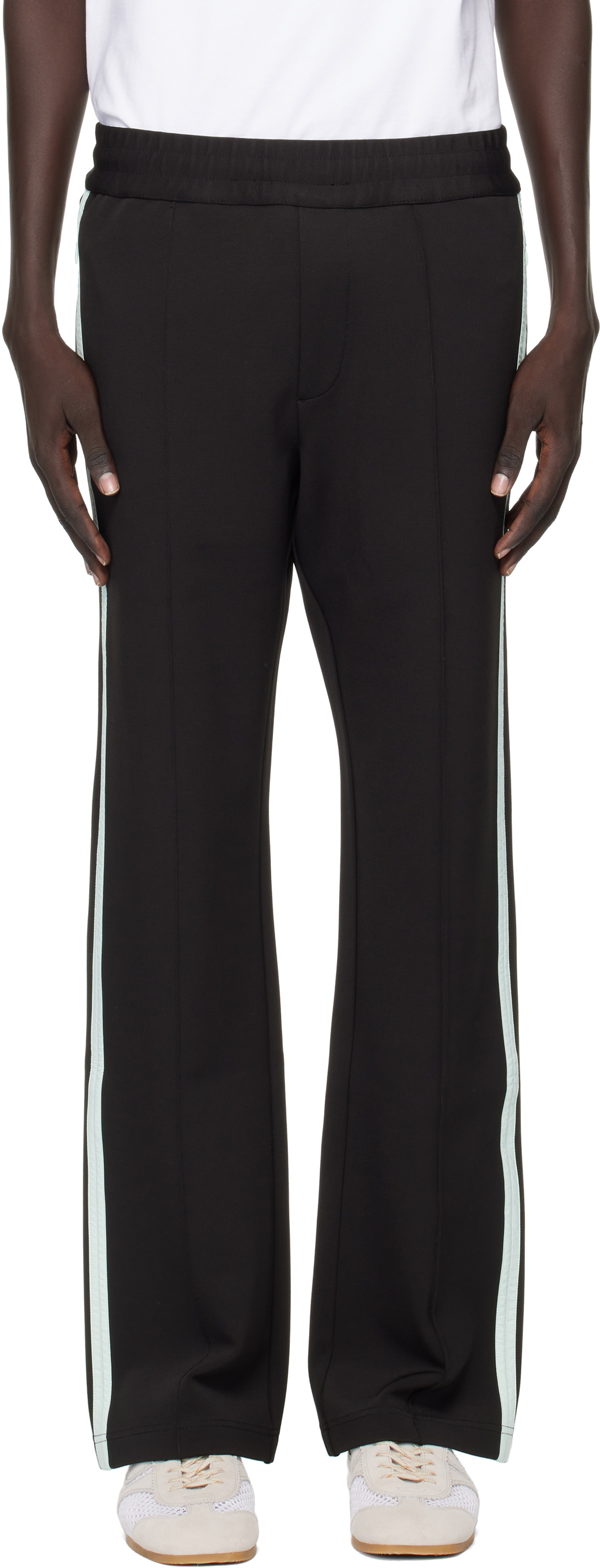Casablanca Black Tech Nylon Trim Sweatpants