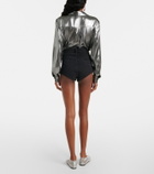 Self-Portrait Denim shorts