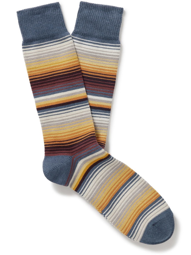 Photo: Anonymous ism - Sarape Striped Knitted Socks