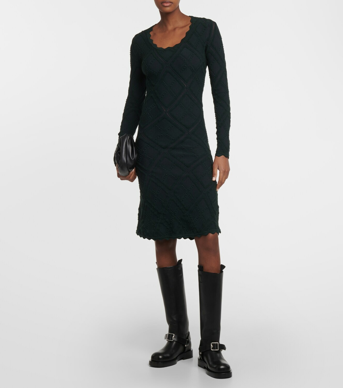 Burberry wool clearance knit dress