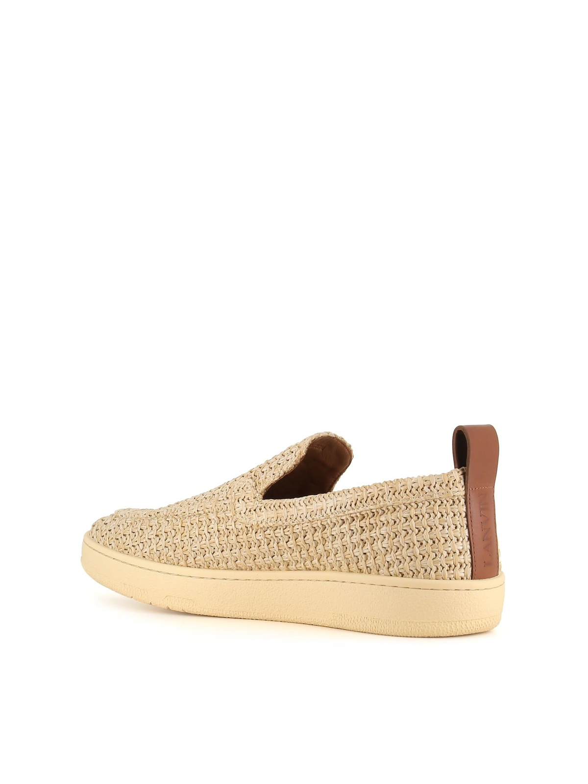 Lanvin Black Cotton Slippers main image 1