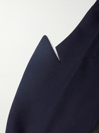 LOEWE - Double-Breasted Wool-Twill Suit Jacket - Blue