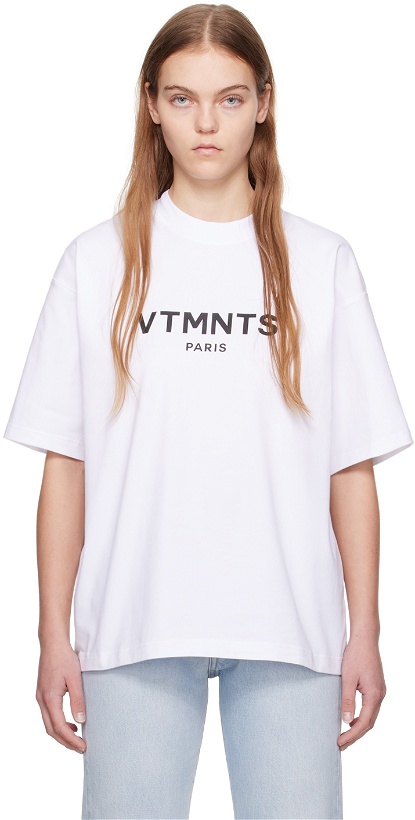Photo: VTMNTS White Logo T-Shirt