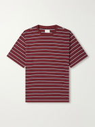 Aimé Leon Dore - Striped Cotton-Jersey T-Shirt - Red