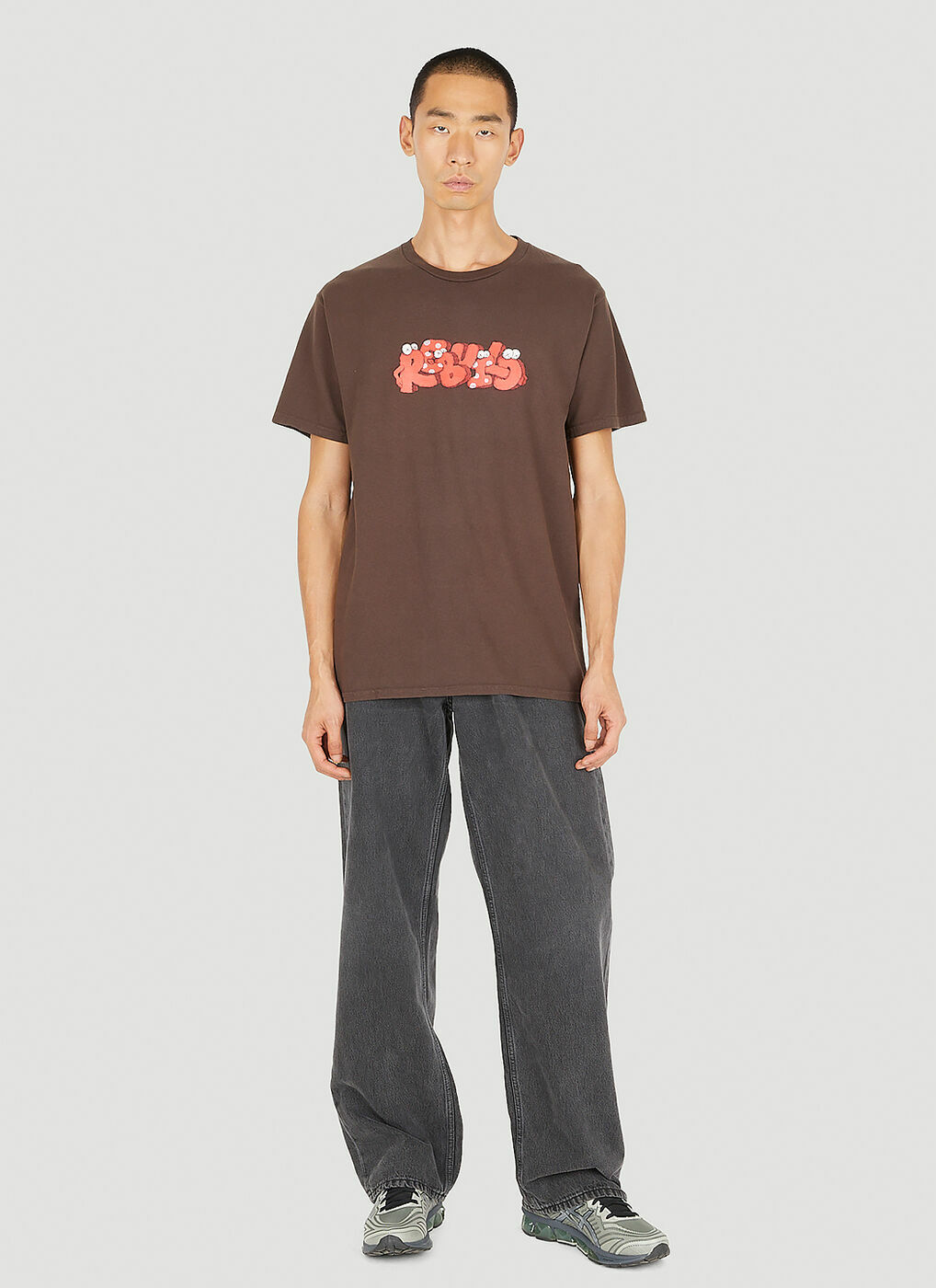 Infinite Archives x KAWS Rebuild - Rebuild T-Shirt in Brown