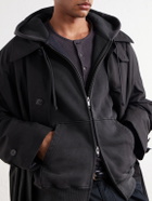 Aimé Leon Dore - Cotton-Jersey Zip-Up Hoodie - Black
