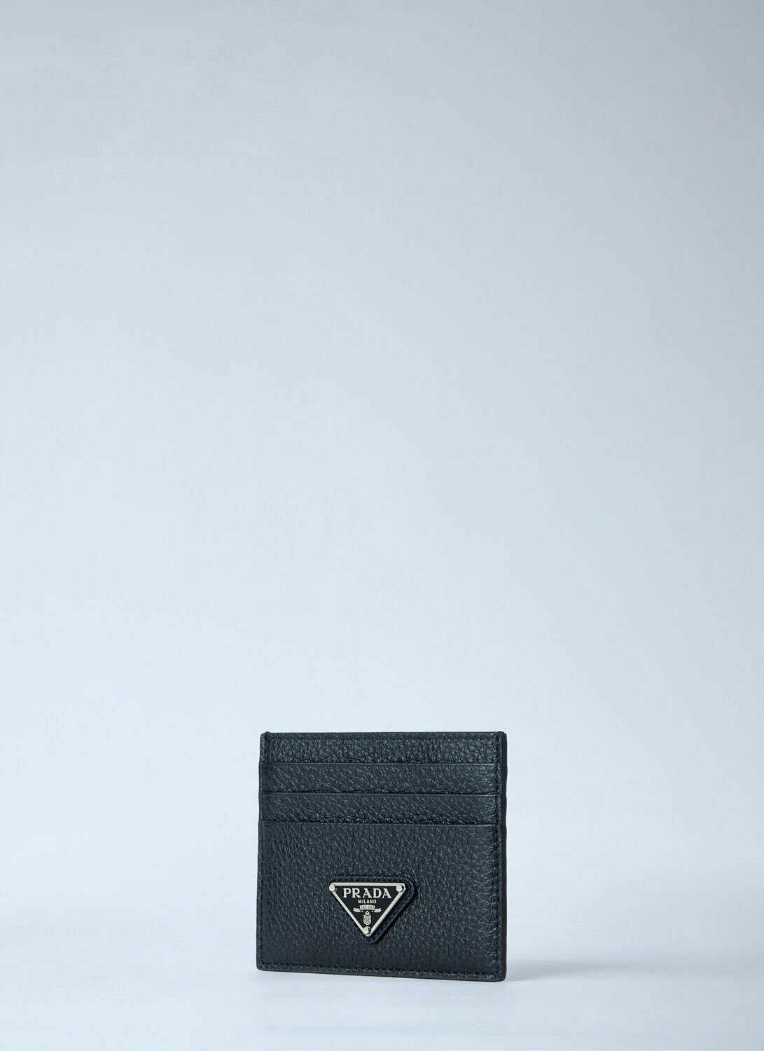 Prada Pebbled Leather Bi-fold Wallet