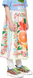 Maison Mangostan Kids Multicolor Oranges Scarf Skirt