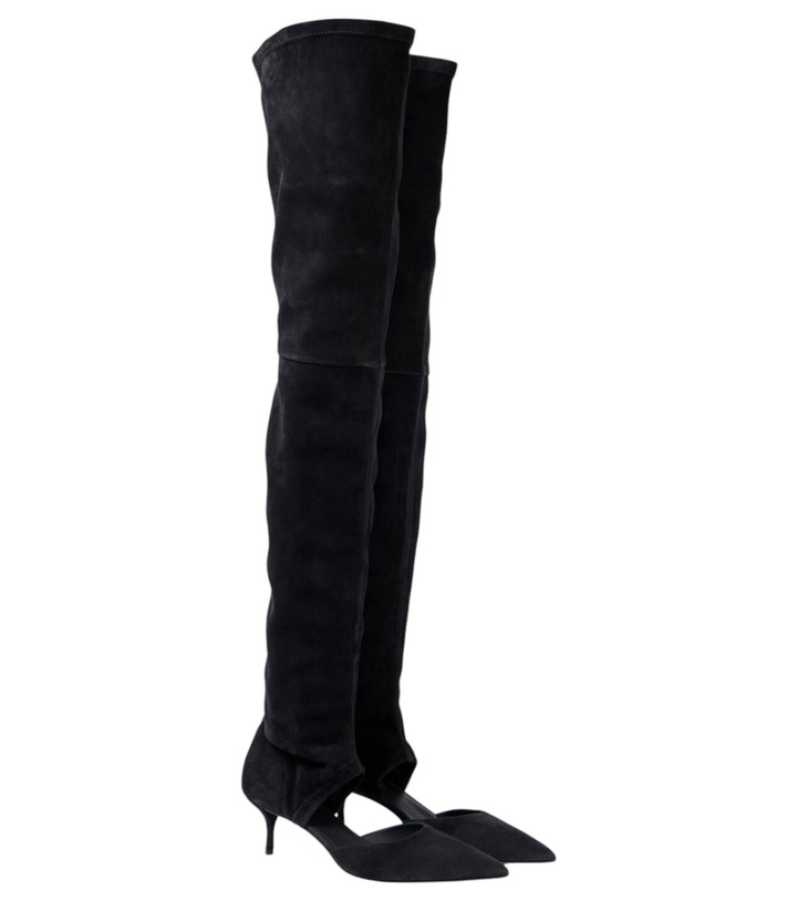 Photo: Alaïa Stretch 55 suede over-the-knee boots
