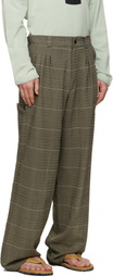 Kiko Kostadinov Taupe Andras Formal Trousers