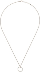 MM6 Maison Margiela Silver Ring Necklace