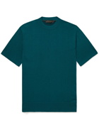 LORO PIANA - Cashmere and Silk-Blend T-Shirt - Blue
