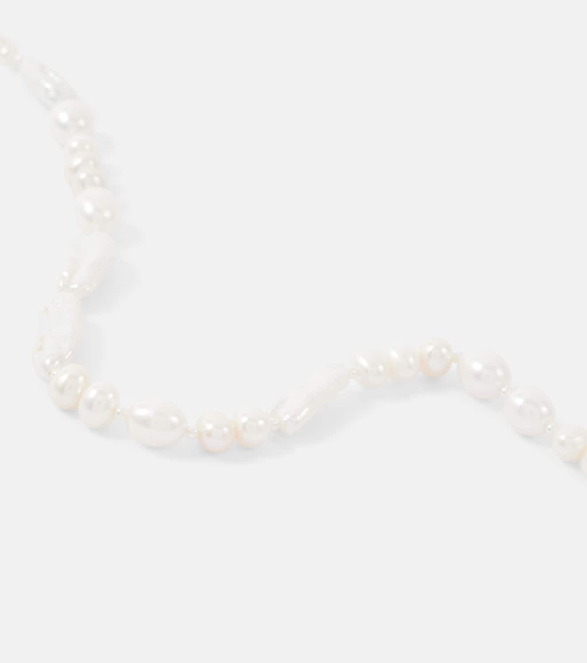 Simone Rocha Legato pearls and faux pearl necklace