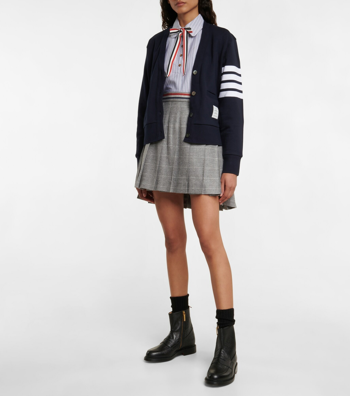 Thom Browne - Leather ankle boots