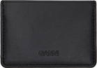 GANNI Black Bou Card Holder