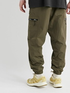 WTAPS - Tapered Belted Nylon Cargo Trousers - Green