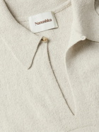 Nanushka - Buris Cotton-Blend Polo Shirt - Neutrals