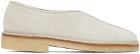 LEMAIRE Off-White Piped Slippers