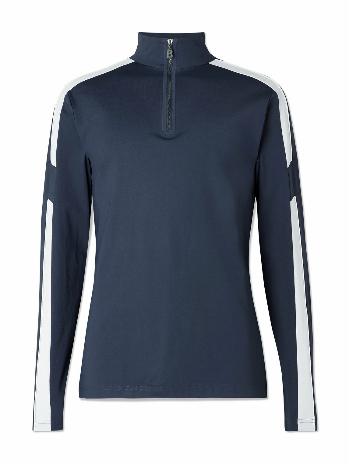 BOGNER - Jannik Quarter-Zip Stretch-Jersey Baselayer - Blue