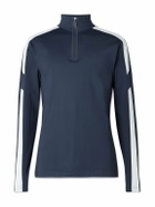 BOGNER - Jannik Quarter-Zip Stretch-Jersey Baselayer - Blue