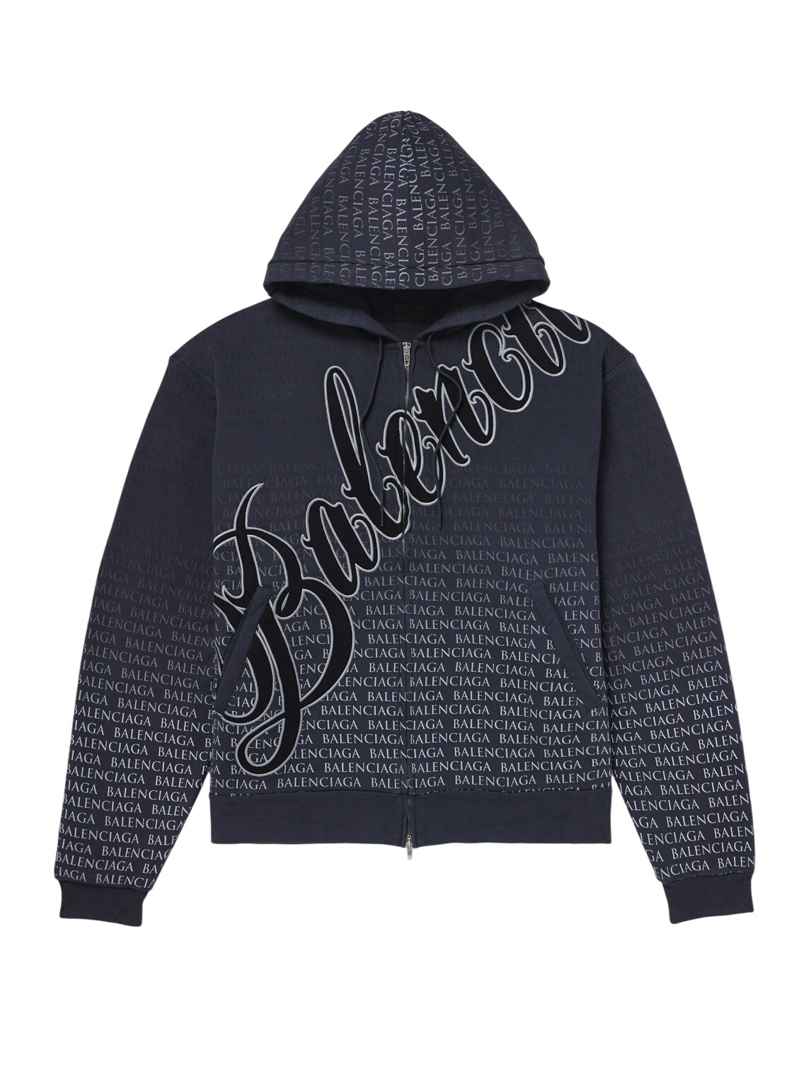 Balenciaga - The Simpsons Printed Cotton-Jersey Hoodie - Black