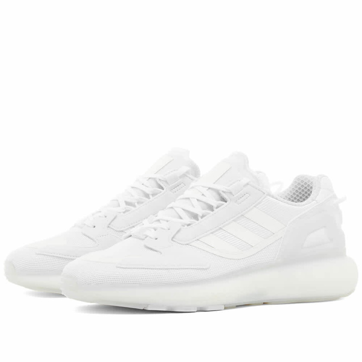 Photo: Adidas Men's ZX 5K Boost Sneakers in White/Grey