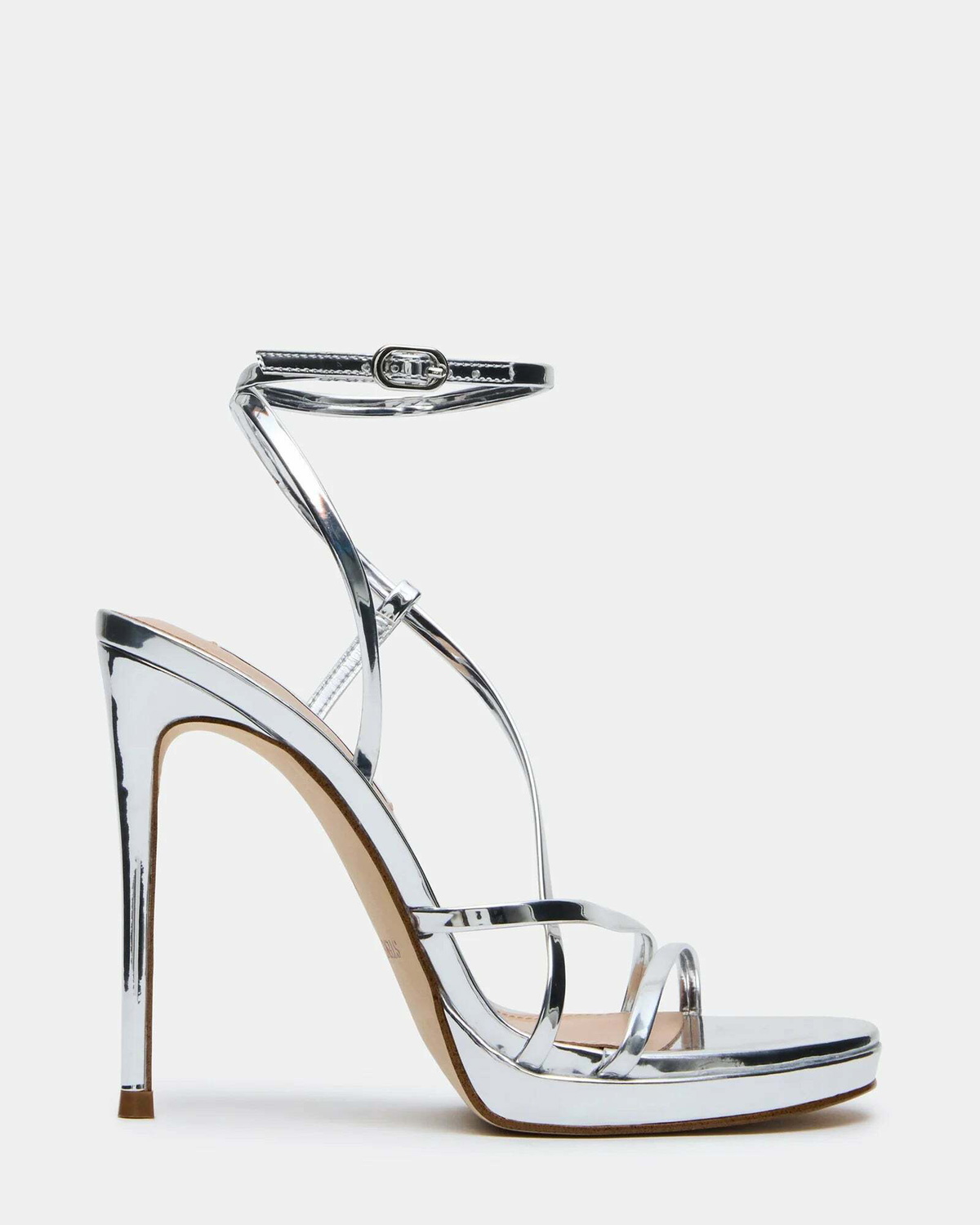 Steve Madden Wess Heels in Silver