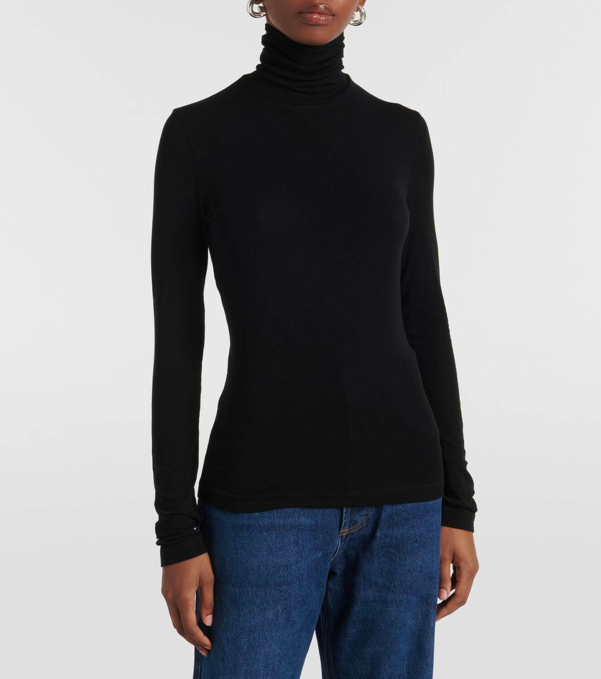 Agolde Pascale jersey turtleneck top