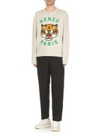 Kenzo Pale Grey Cotton Sweatshirt