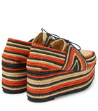 Gabriela Hearst - x Clergerie woven raffia platforms