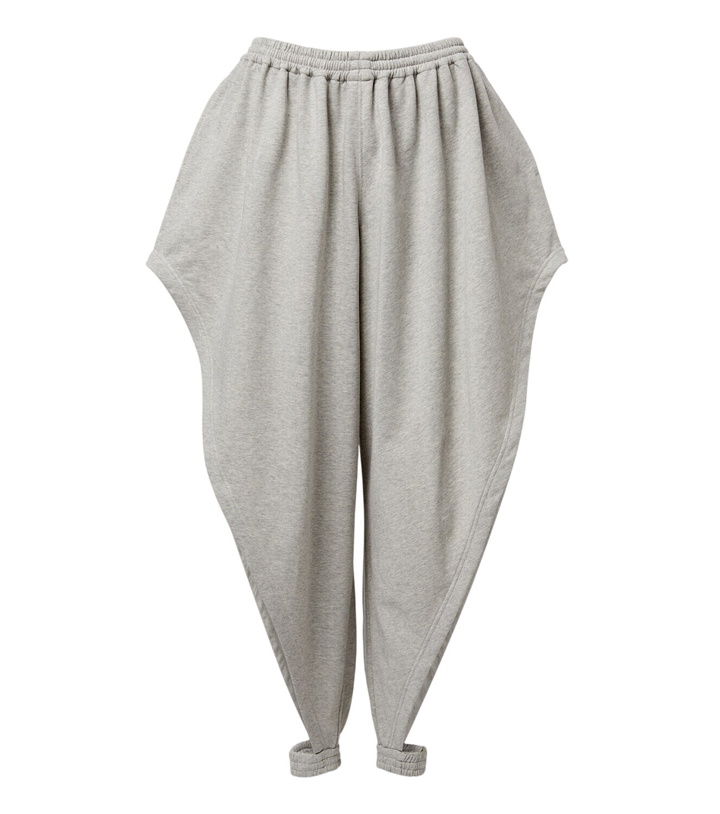 Photo: Alaïa Ruffled cotton-blend fleece tapered pants