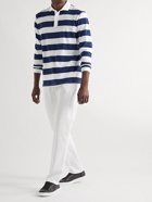 Peter Millar - Vertigo Striped Stretch-Pima Cotton-Jersey Polo Shirt - Blue