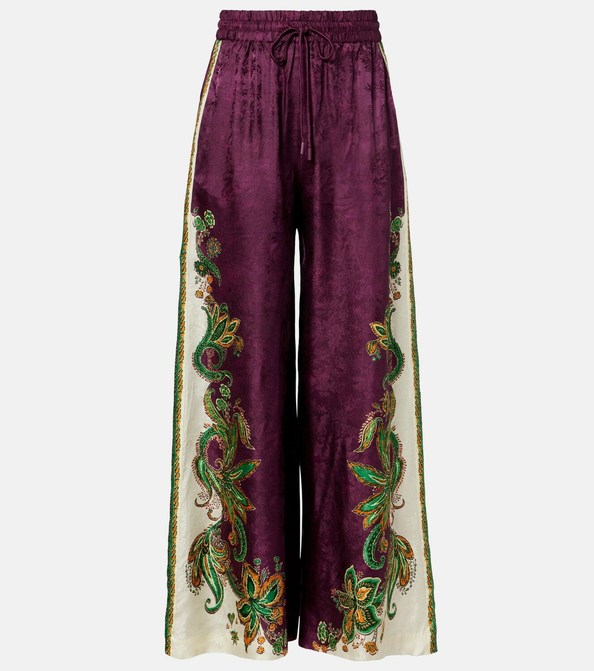 Alémais Ruthie printed wide-leg pants