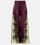 Alémais Ruthie printed wide-leg pants