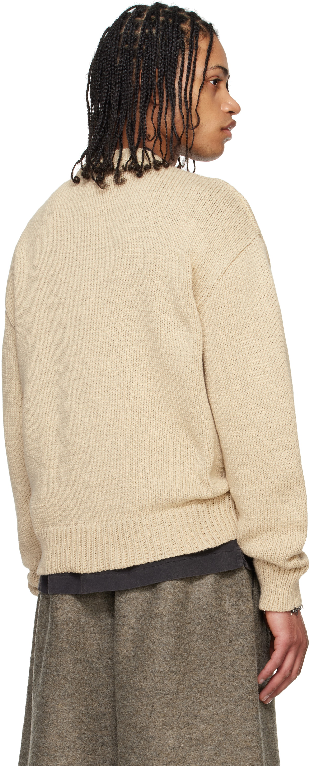 Off-White Off-White Big Bookish Knit Sweater Off-White