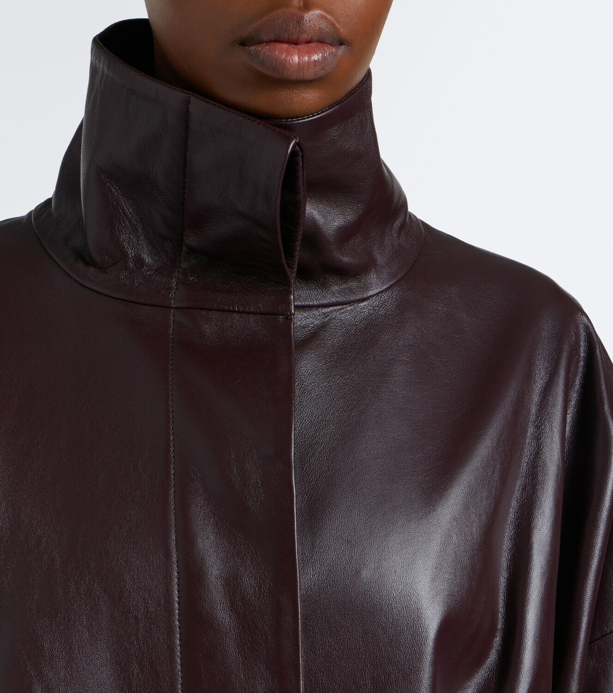 Tove Erna leather coat