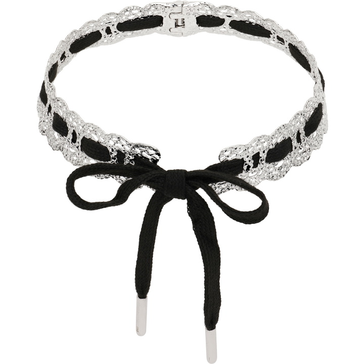Photo: SHUSHU/TONG Braided Lace Choker