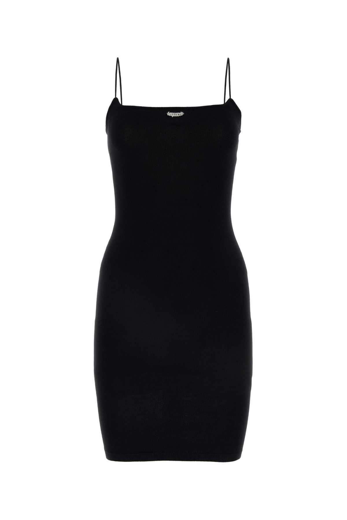 Dsquared2 Icon Logo Square Neck Mini Dress Dsquared2