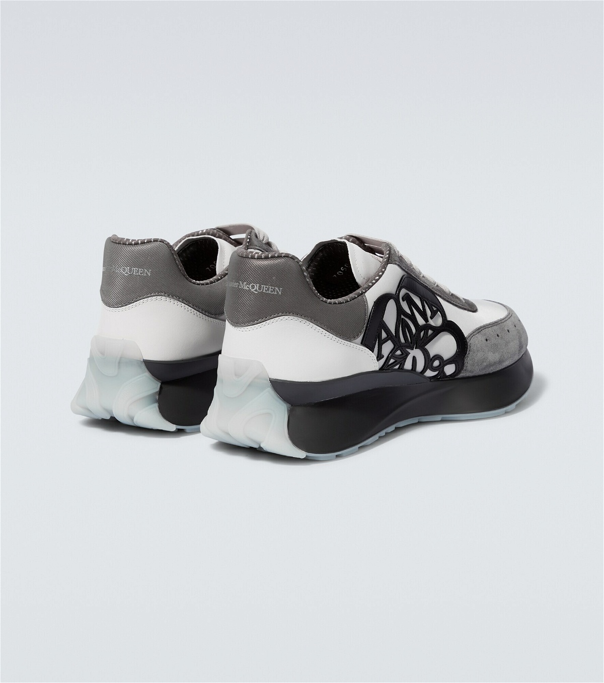 Alexander McQueen Oversized Sneaker (White/Navy) – Concepts