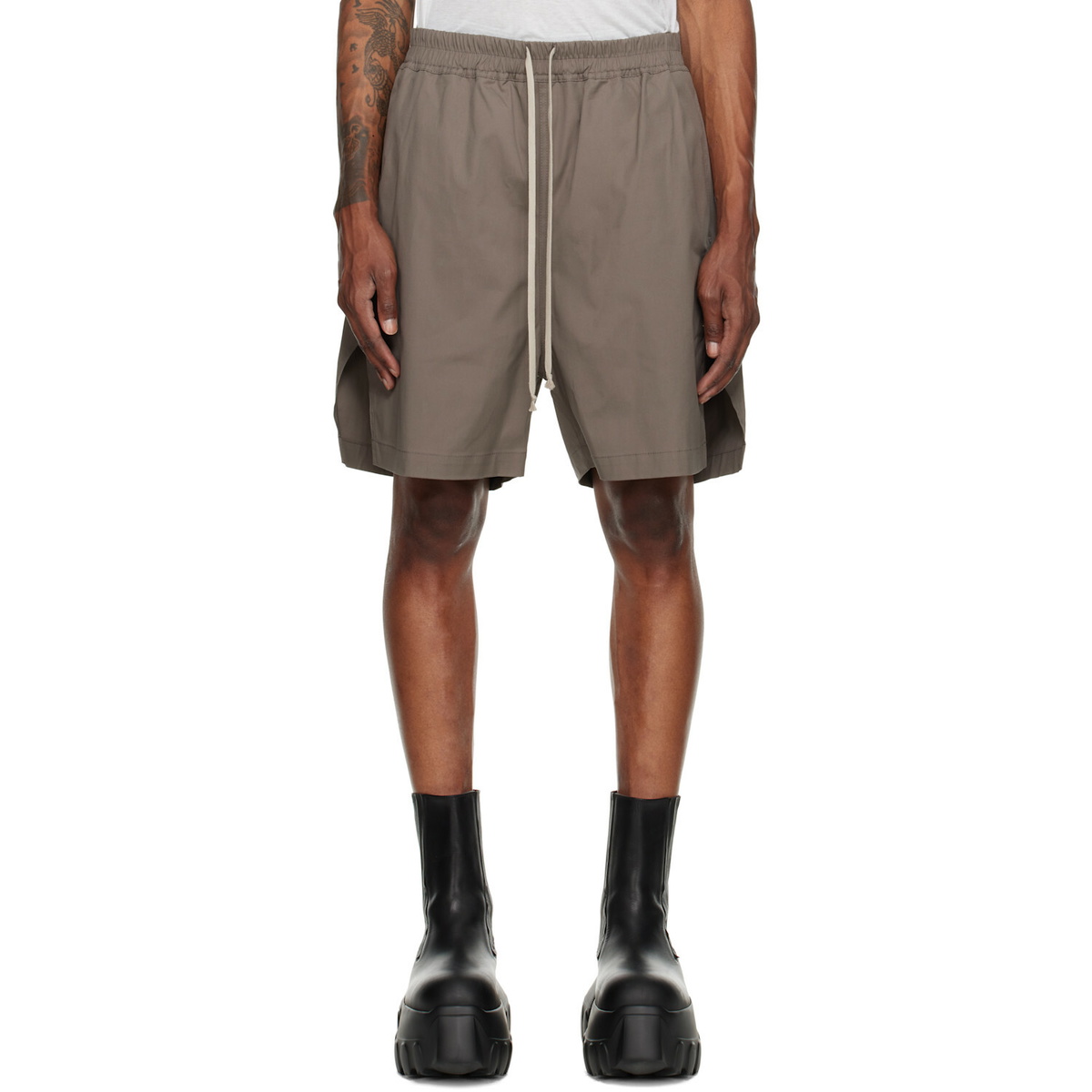 Rick Owens Gray Tower Boxers Shorts