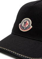 Moncler Logo-appliquéd Canvas cap - Black - One Size