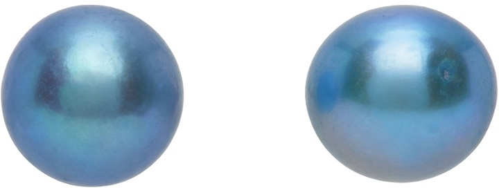 Photo: Hatton Labs Blue Pearl Stud Earrings