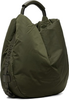 Moschino Khaki 'Handle Me' Medium Bag