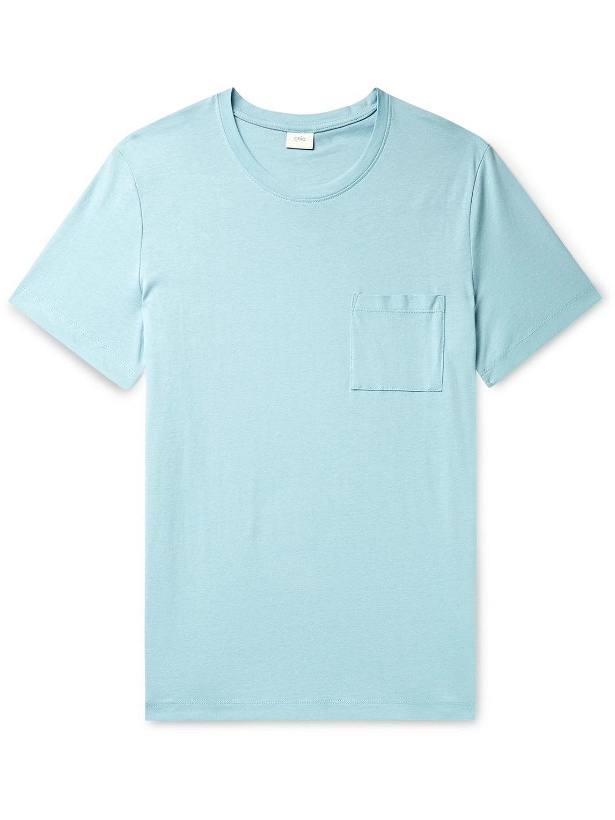 Photo: Onia - Cotton and Modal-Blend Jersey T-Shirt - Blue