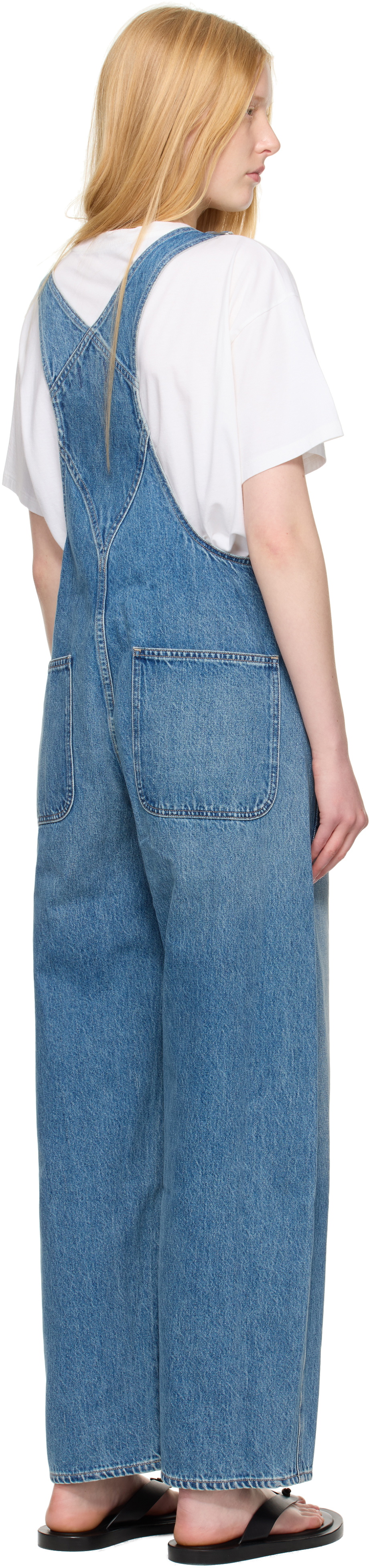 Citizens of Humanity Blue Freya Denim Overalls