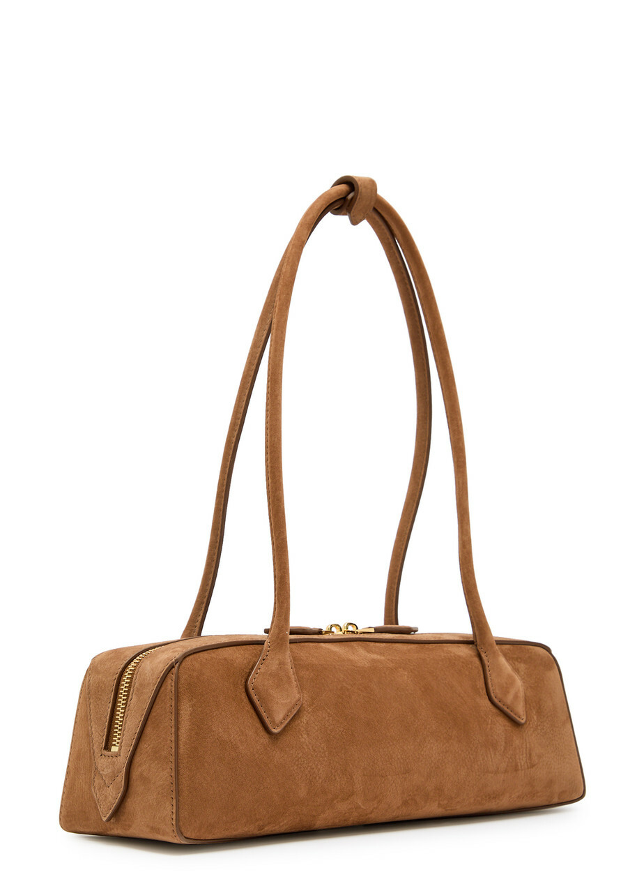 Alaïa Le Teckle Medium Grained Nubuck Shoulder bag - Brown - One Size